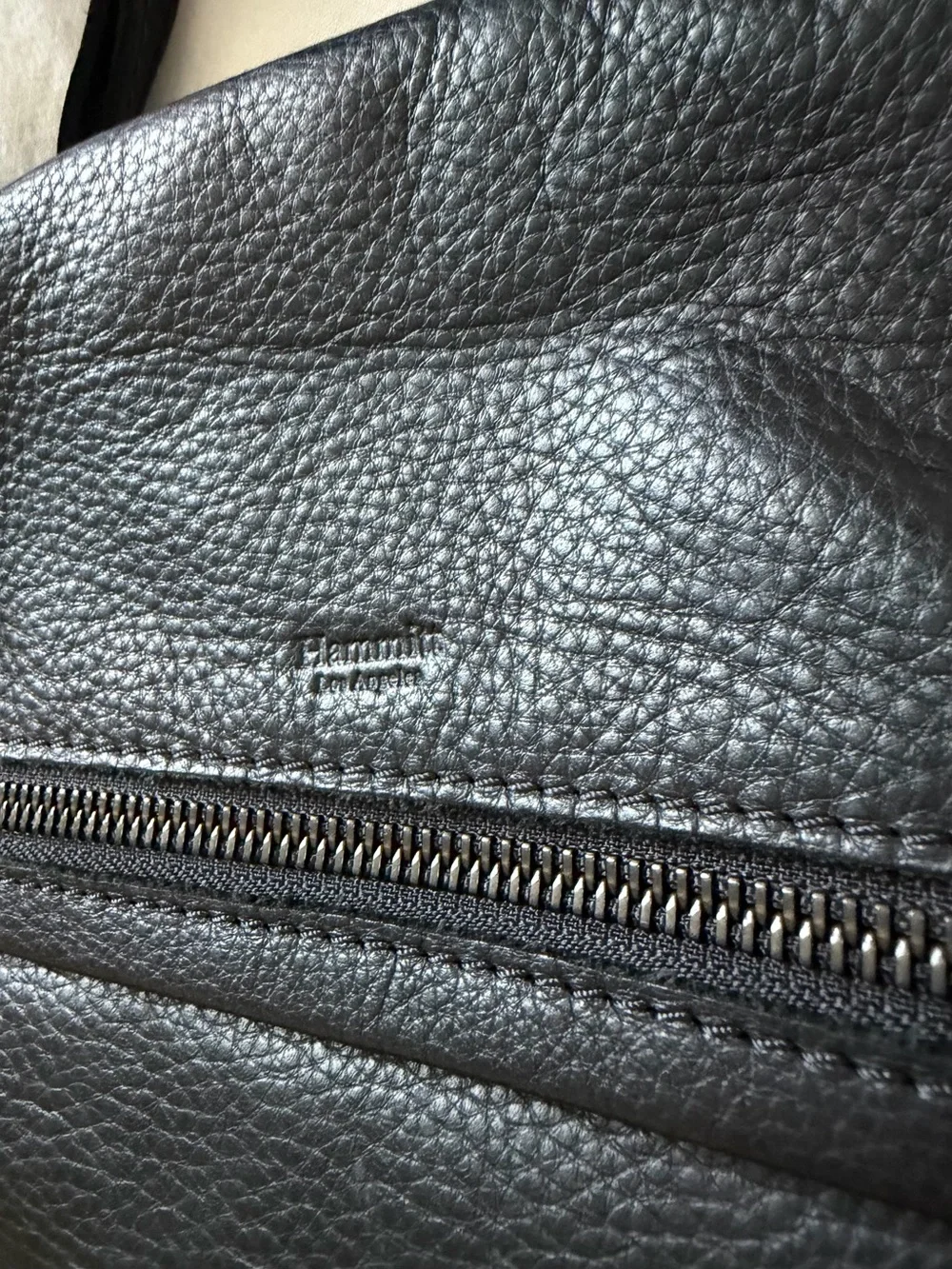 HAMMIT VIP Leather bag with gunmetal hardware (Backpack, crossbody, shoulder)